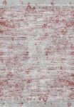 ΧΑΛΙ SHINY VELVET 6045/Light Grey Red - 200cm x 290cm