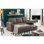 ALDO CRISTIANO ΚΑΝΑΠΕΣ ΚΡΕΒΑΤΙ ΓΩΝΙΑ ΑΝΑΣΤΡΕΨΙΜΗ TAUPE R461 220x150xH88cm