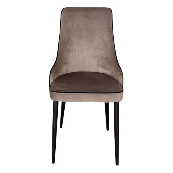 SARLIN ΚΑΡΕΚΛΑ BEIGE ΜΑΥΡΟ 48x57xH94cm