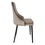 SARLIN ΚΑΡΕΚΛΑ BEIGE ΜΑΥΡΟ 48x57xH94cm