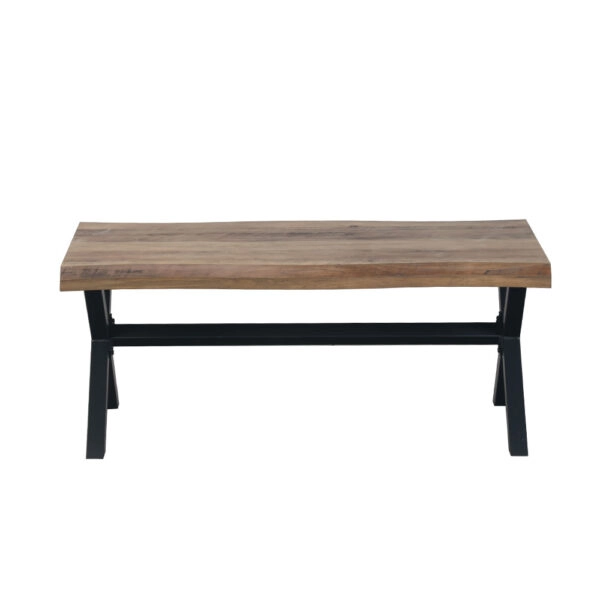 BRICK COFFEE TABLE ΚΑΡΥΔΙ ΜΑΥΡΟ 110x60xH45cm