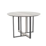 COMBO COFFEE TABLE SONOMA DECAPE ΜΑΥΡΟ 60x60xH40cm