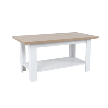 COTTAGE COFFEE TABLE ΛΕΥΚΟ ΦΥΣΙΚΟ 110x60xH53cm