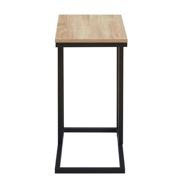 SUPPORT SIDE TABLE SONOMA ΜΑΥΡΟ 50x30xH61cm