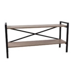 SMART TV STAND ΡΑΦΙ SONOMA ΜΑΥΡΟ 120x35xH60cm