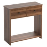 Κονσόλα Brecken  καρυδί 80x35x90εκ