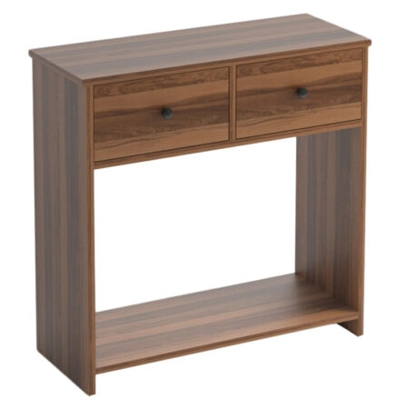 Κονσόλα Brecken  καρυδί 80x35x90εκ