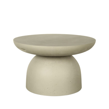 PEBBLE COFFEE TABLE CEMENT ΑΝΟΙΧΤΟ 70x70xH42cm