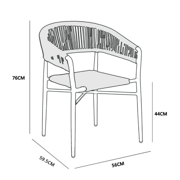 SCORPION ΠΟΛΥΘΡΟΝΑ ΜΑΥΡΟ 56x59,5xH76cm