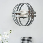 Kenzo Sphere Metallic Pendant Light (50x54) E27