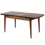 Irodsups Τραπέζι Επεκτεινόμενο Χρώμα Walnut (130x80x75)cm