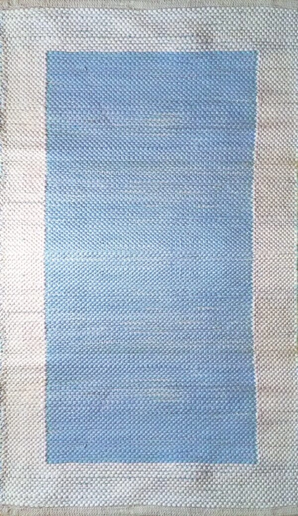 ΧΑΛΙ ΒΑΜΒΑΚΕΡΟ PINEROLO WHITE/LIGHT BLUE - 070cm x 140cm