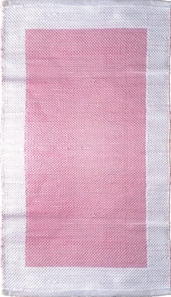 ΧΑΛΙ ΒΑΜΒΑΚΕΡΟ PINEROLO WHITE/LIGHT PINK - 140cm x 200cm