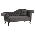 ΑΝΑΚΛΙΝΔΡΟ T.CHESTERFIELD ΓΚΡΙ ΒΕΛΟΥΔΟ NIOVI HM3008.10 ΔΕΞΙ ΜΠΡΑΤΣΟ 189x61x84Yεκ.