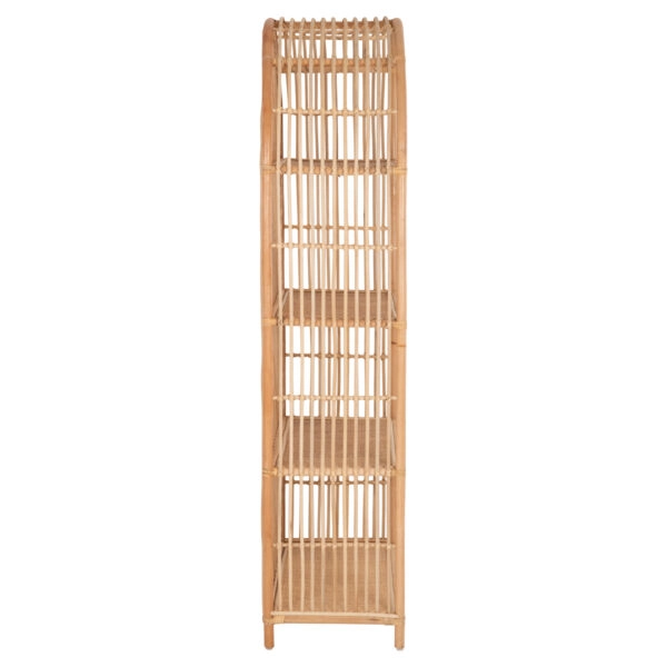 ΒΙΒΛΙΟΘΗΚΗ SIMOK HM9552 ΑΠΟ ΦΥΣΙΚΟ RATTAN ΣΕ ΦΥΣΙΚΟ ΧΡΩΜΑ 80x40x182Υεκ.