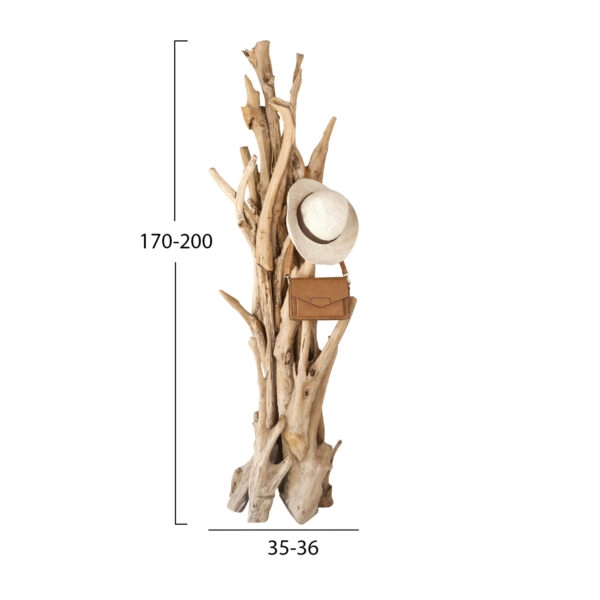 ΚΑΛΟΓΕΡΟΣ HM9367 ΑΠΟ ΜΑΣΙΦ ΞΥΛΟ TEAK ΦΥΣΙΚΟ 170-200ΕΚ.