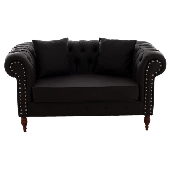 ΚΑΝΑΠΕΣ 2ΘΕΣΙΟΣ Τ. CHESTERFIELD CIELLE ΣΕ ΧΡΩΜΑ ΚΑΦΕ HM3184.03 152x85x80 εκ.