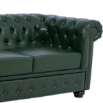 ΚΑΝΑΠΕΣ 3ΘΕΣΙΟΣ T.CHESTERFIELD HM3009.08 ΤΕΧΝΟΔΕΡΜΑ ΚΥΠΑΡΙΣΣΙ 208x90x73 εκ.