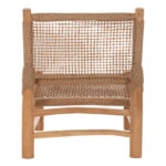 ΚΑΡΕΚΛΑ LONDER HM5986 ΞΥΛΟ TEAK ΣΕ ΦΥΣΙΚΟ ΚΑΙ ΣΥΝΘΕΤΙΚΟ RATTAN 63x77x77Υεκ.