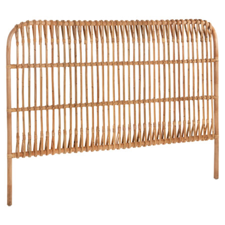 ΚΕΦΑΛΑΡΙ ΚΡΕΒΑΤΙΟΥ MERMA HM9549 ΣΕ ΦΥΣΙΚΟ ΧΡΩΜΑ RATTAN 165x5x121Yεκ.