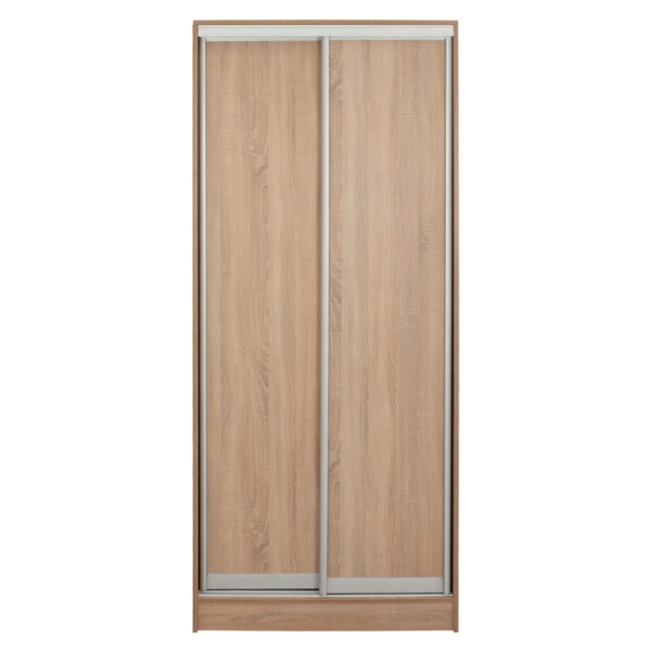 ΝΤΟΥΛΑΠΑ ΣΥΡΟΜΕΝΗ ADLER ΜΕΛΑΜΙΝΗΣ 90x45x210Yεκ. SONAMA OAK 2ΦΥΛΛΗ HM2436.01