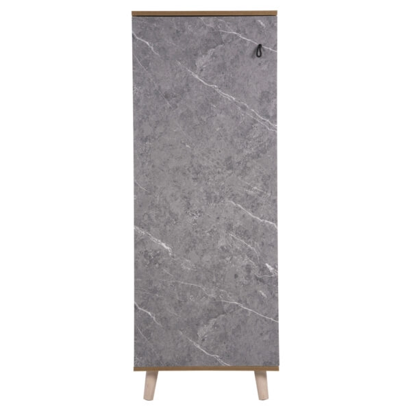 ΠΑΠΟΥΤΣΟΘΗΚΗ-ΝΤΟΥΛΑΠΙ ALVARO HM8954.12 ΜΕΛΑΜΙΝΗ SONAMA-STONE TEXTURE 50Χ38Χ135Yεκ.