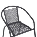 ΠΟΛΥΘΡΟΝΑ SWIFTER HM5969.01 ΜΕΤΑΛΛΟ ΓΚΡΙ-ΣΥΝΘ. RATTAN ΓΚΡΙ 54x61x75Υεκ.