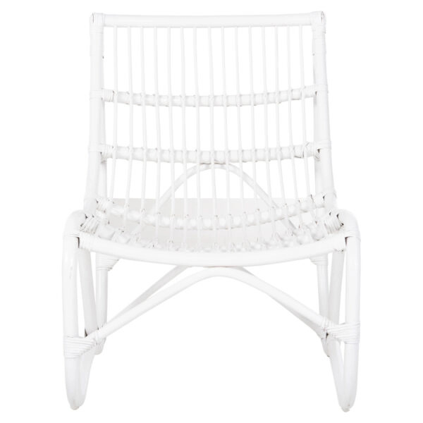 ΠΟΛΥΘΡΟΝΑ GRINN HM9815.03 ΡΑΒΔΟΙ RATTAN ΣΕ ΛΕΥΚΟ 56,5x73,5x79,5Υ εκ.