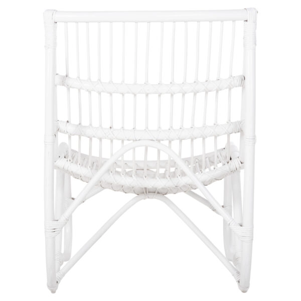 ΠΟΛΥΘΡΟΝΑ GRINN HM9815.03 ΡΑΒΔΟΙ RATTAN ΣΕ ΛΕΥΚΟ 56,5x73,5x79,5Υ εκ.