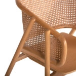 ΠΟΛΥΘΡΟΝΑ KENLEE HM9872 ΦΡΑΞΙΝΟΣ ΚΑΙ ΦΥΣΙΚΟ RATTAN RATTAN ΣΕ ΦΥΣΙΚΟ 57,5x55x81Yεκ.