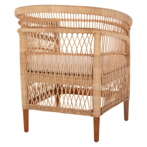 ΠΟΛΥΘΡΟΝΑ MALAWI HM9635.04 ΞΥΛΟ ΜΑΟΝΙ ΕΠΕΝΔΥΣΗ RATTAN ΛΕΥΚΟ ΜΑΞΙΛΑΡΙ ΚΑΘΙΣΜΑΤΟΣ 80x70x86Υεκ.