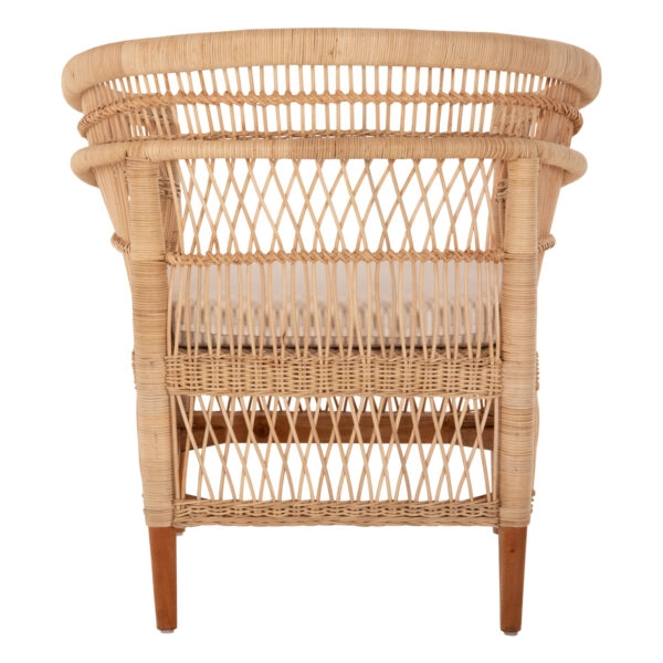 ΠΟΛΥΘΡΟΝΑ MALAWI HM9635.04 ΞΥΛΟ ΜΑΟΝΙ ΕΠΕΝΔΥΣΗ RATTAN ΛΕΥΚΟ ΜΑΞΙΛΑΡΙ ΚΑΘΙΣΜΑΤΟΣ 80x70x86Υεκ.