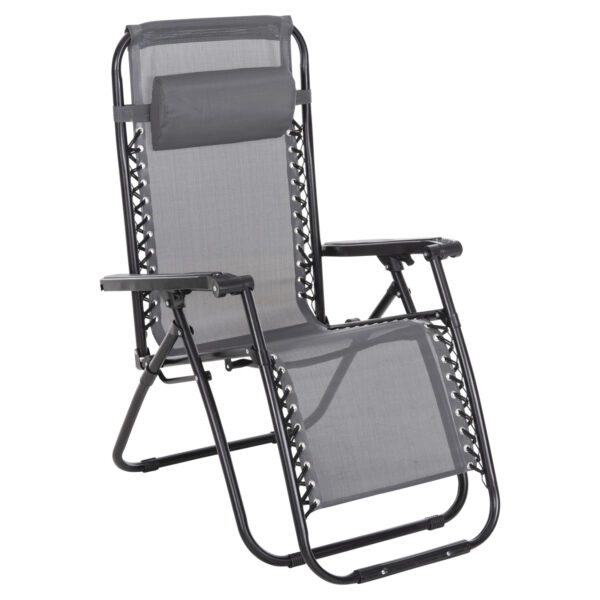 ΠΟΛΥΘΡΟΝΑ RELAX COMPANION HM5095.11 ΓΚΡΙ TEXTILENE-ΜΑΥΡΟ ΜΕΤΑΛΛΟ 67x145x110Υεκ.