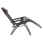 ΠΟΛΥΘΡΟΝΑ RELAX COMPANION HM5095.13 ΚΑΦΕ TEXTILENE-ΜΑΥΡΟ ΜΕΤΑΛΛΟ 67x145x110Υεκ.