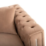 ΣΕΤ ΣΑΛΟΝΙ MOBAR τ.CHESTERFIELD HM11935.03 ΜΠΕΖ ΒΕΛΟΥΔΟ-ΜΕΤΑΛ.ΠΟΔΙΑ τ.CHESTERFIELD