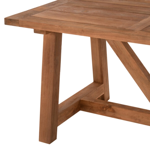 ΤΡΑΠΕΖΙ ΤΡΑΠΕΖΑΡΙΑΣ HM7922 PLUTON RECYCLED TEAK ΣΕ ΦΥΣΙΚΟ ΧΡΩΜΑ 200X100X75Yεκ.