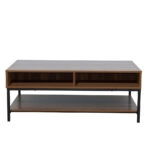 ZUMA COFFEE TABLE ΚΑΡΥΔΙ ΜΑΥΡΟ 111,5x60xH44cm