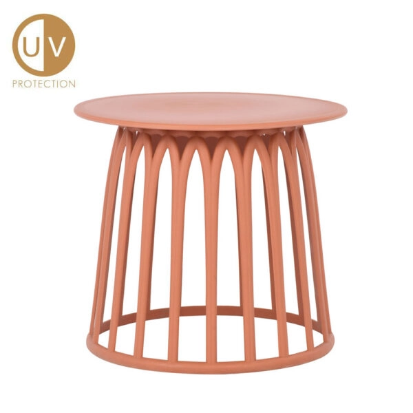 BASKET COFFEE TABLE TERRACOTTA 49,5x49,5xH44cm