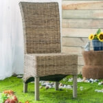 Rattan Καρέκλα Ξύλο/Ρατάν σε Φυσική Απόχρωση (48x62x103)cm