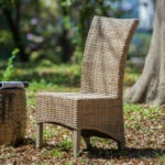 Rattan Καρέκλα Ξύλο/Ρατάν σε Φυσική Απόχρωση (48x62x103)cm