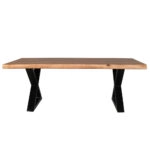 MINGLE COFFEE TABLE ΦΥΣΙΚΟ ΜΑΥΡΟ 115x60xH42cm