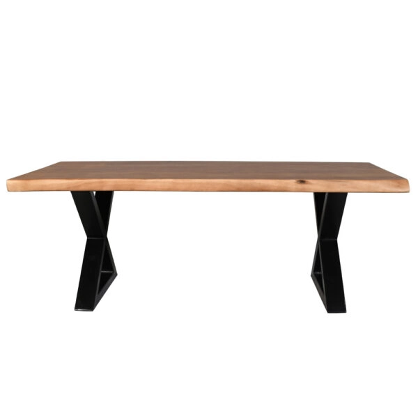 MINGLE COFFEE TABLE ΦΥΣΙΚΟ ΜΑΥΡΟ 115x60xH42cm