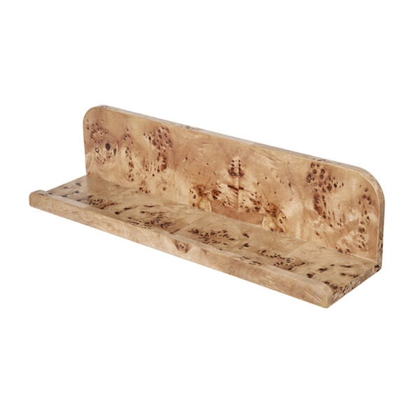 Burl Ράφι ΕπιτοίχιοMDF Φυσική Απόχρωση (48x12x12)cm