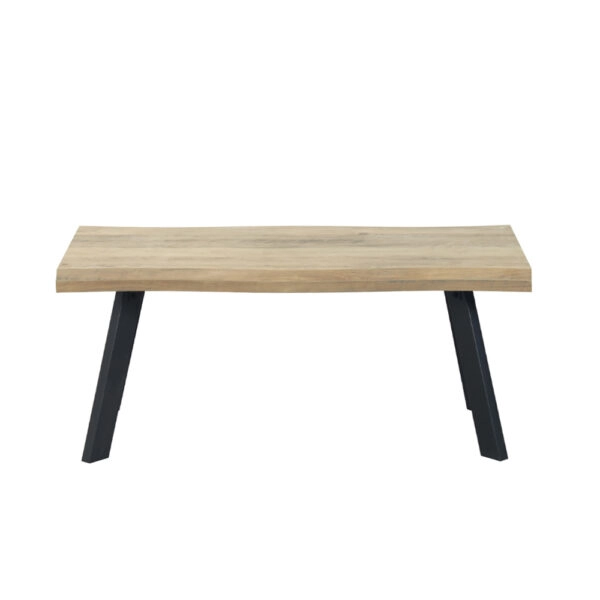 BRICK-URBAN COFFEE TABLE ΦΥΣΙΚΟ ΜΑΥΡΟ 110x60xH45cm