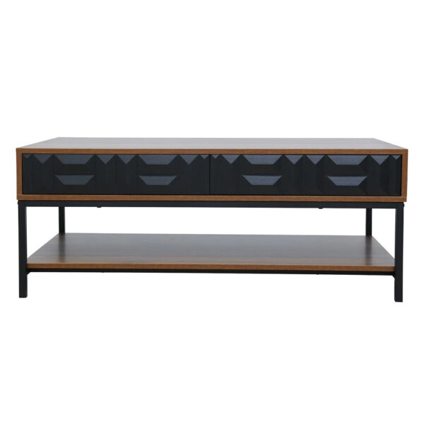 ZUMA COFFEE TABLE ΚΑΡΥΔΙ ΜΑΥΡΟ 111,5x60xH44cm