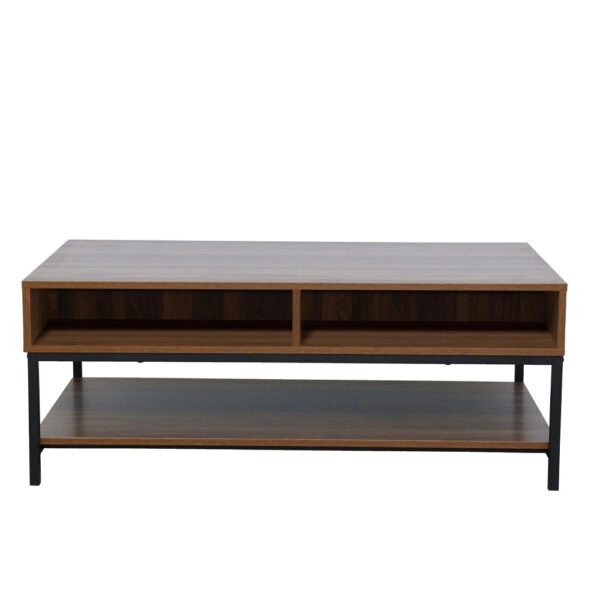 ZUMA COFFEE TABLE ΚΑΡΥΔΙ ΜΑΥΡΟ 111,5x60xH44cm