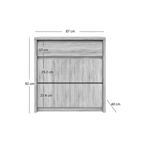 Κομότα Norton 87x40x91.5εκ Sonoma