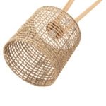 ΕΠΙΔΑΠΕΔΙΟ ΦΩΤΙΣΤΙΚΟ HM4351 RUBBERWOOD-RATTAN-PAPER ROPE ΣΕ ΦΥΣΙΚΟ Φ39x149Υεκ.