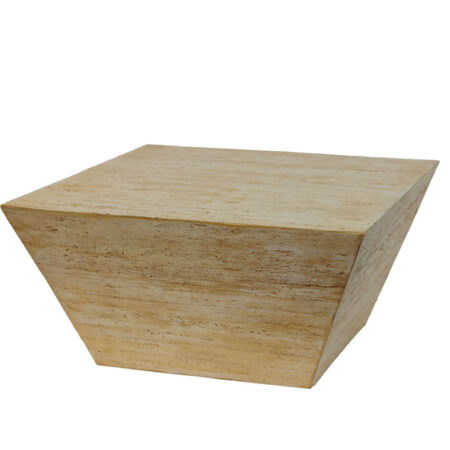 PYRAMIS COFFEE TABLE BEIGE 80x80xH40cm