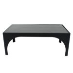 ARCHES COFFEE TABLE ΜΑΥΡΟ ΜΑΤ 100x55xH38cm